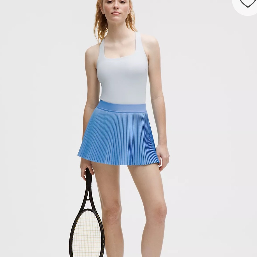 Lululemon Varsity High Rise Pleated Tennis Skirt